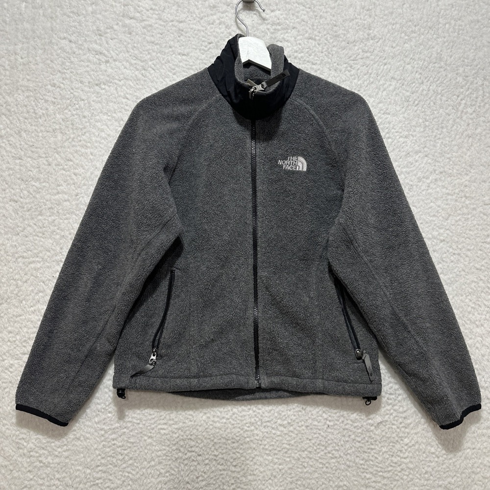 The North Face Women's Gray Fleece Full Zip Polartec Jacket Size XS